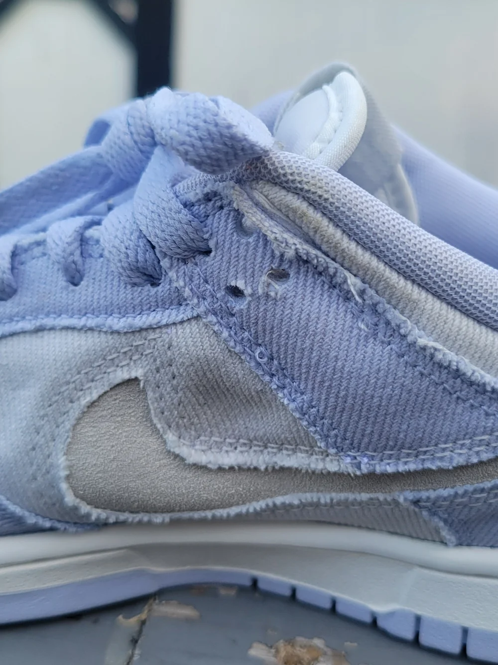 Nike Kids Light Lavender and White Low-Top Sneakers